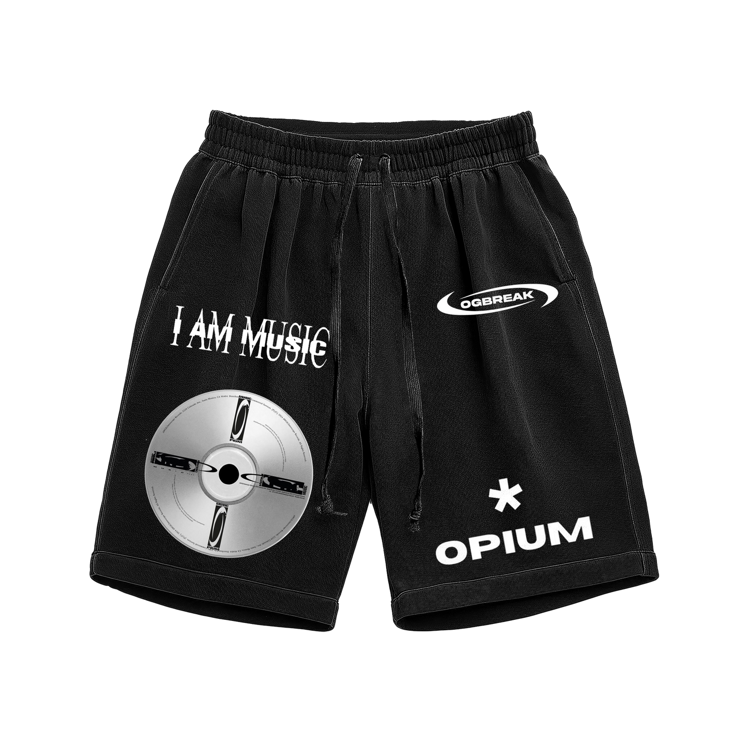 I AM MUSIC BAGGY SHORTS