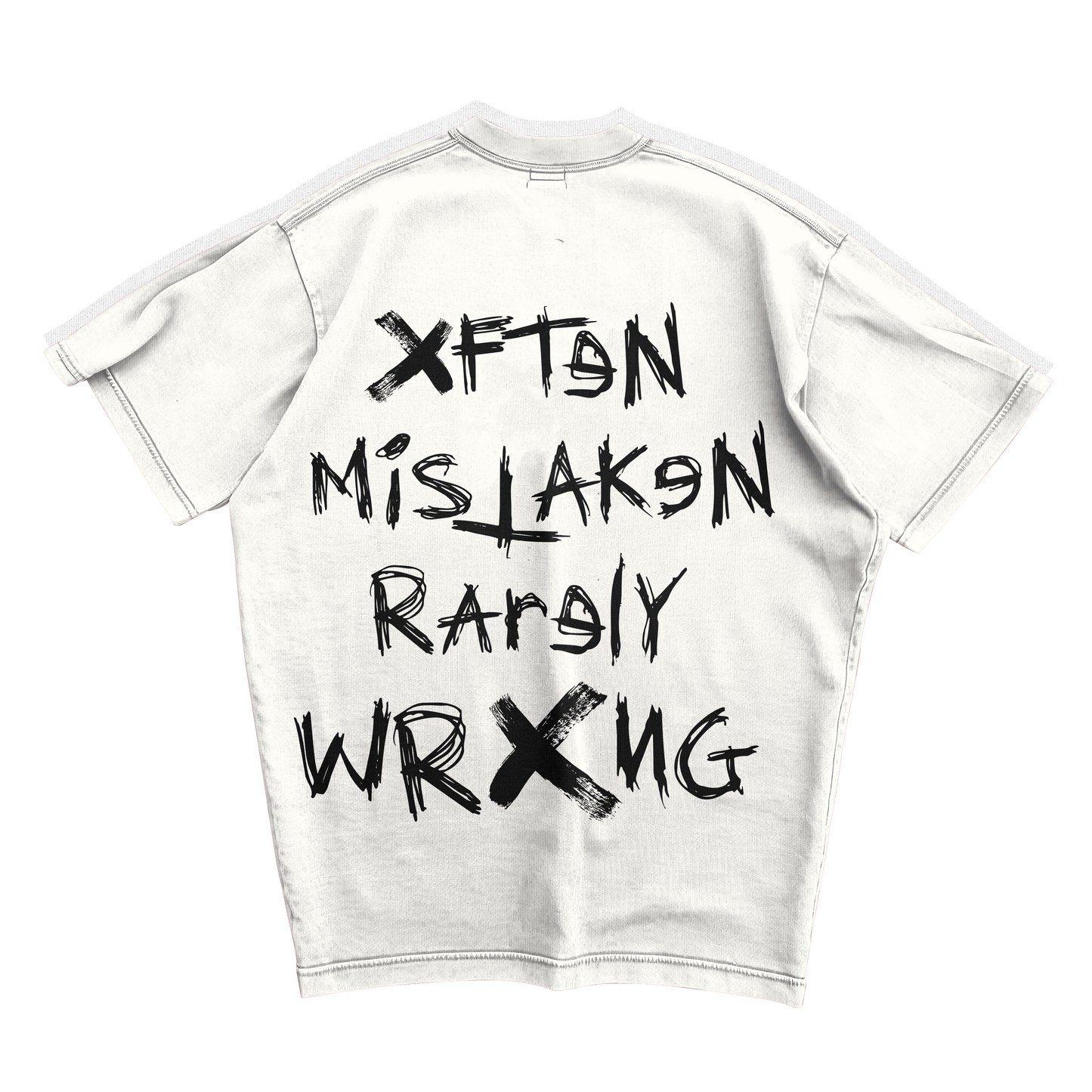 NOT A MISTAKE OVERSIZED TSHIRT