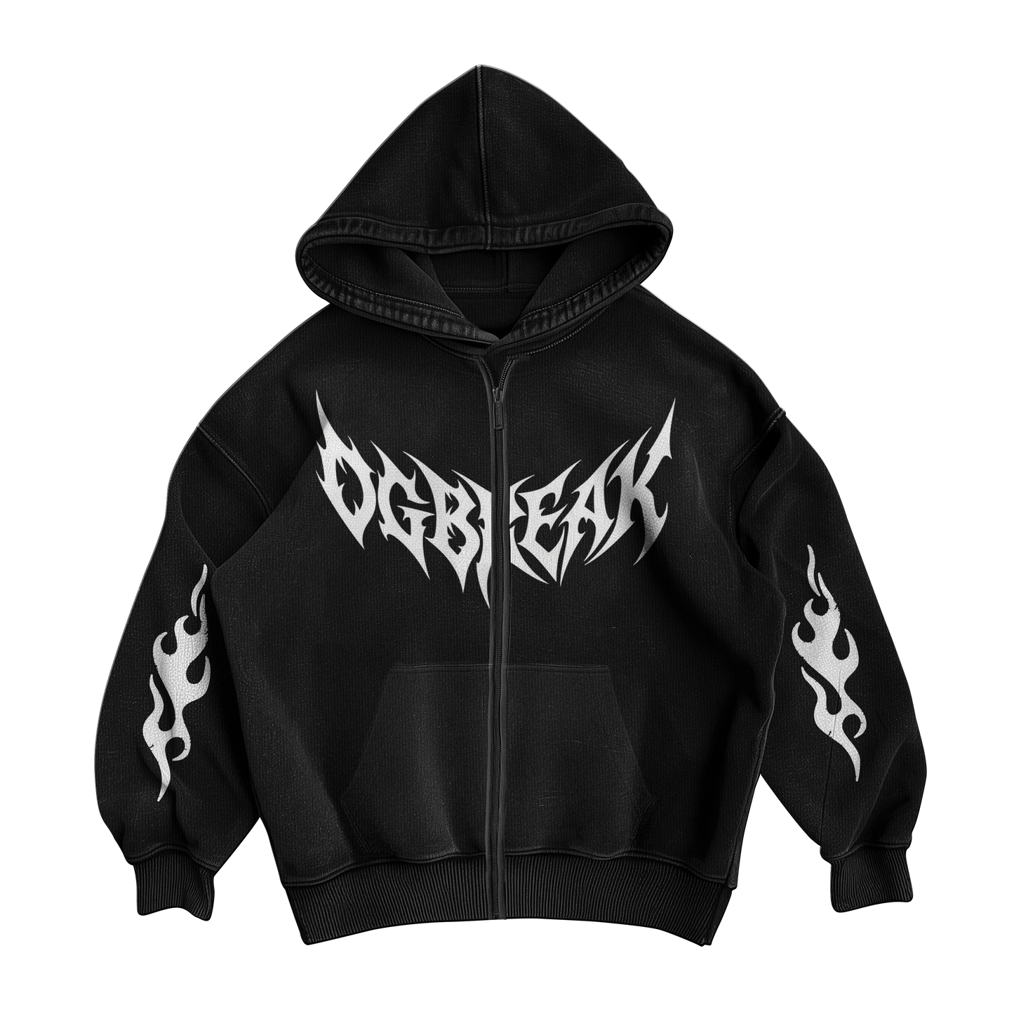 OG FIRES ZIPPER HOODIE