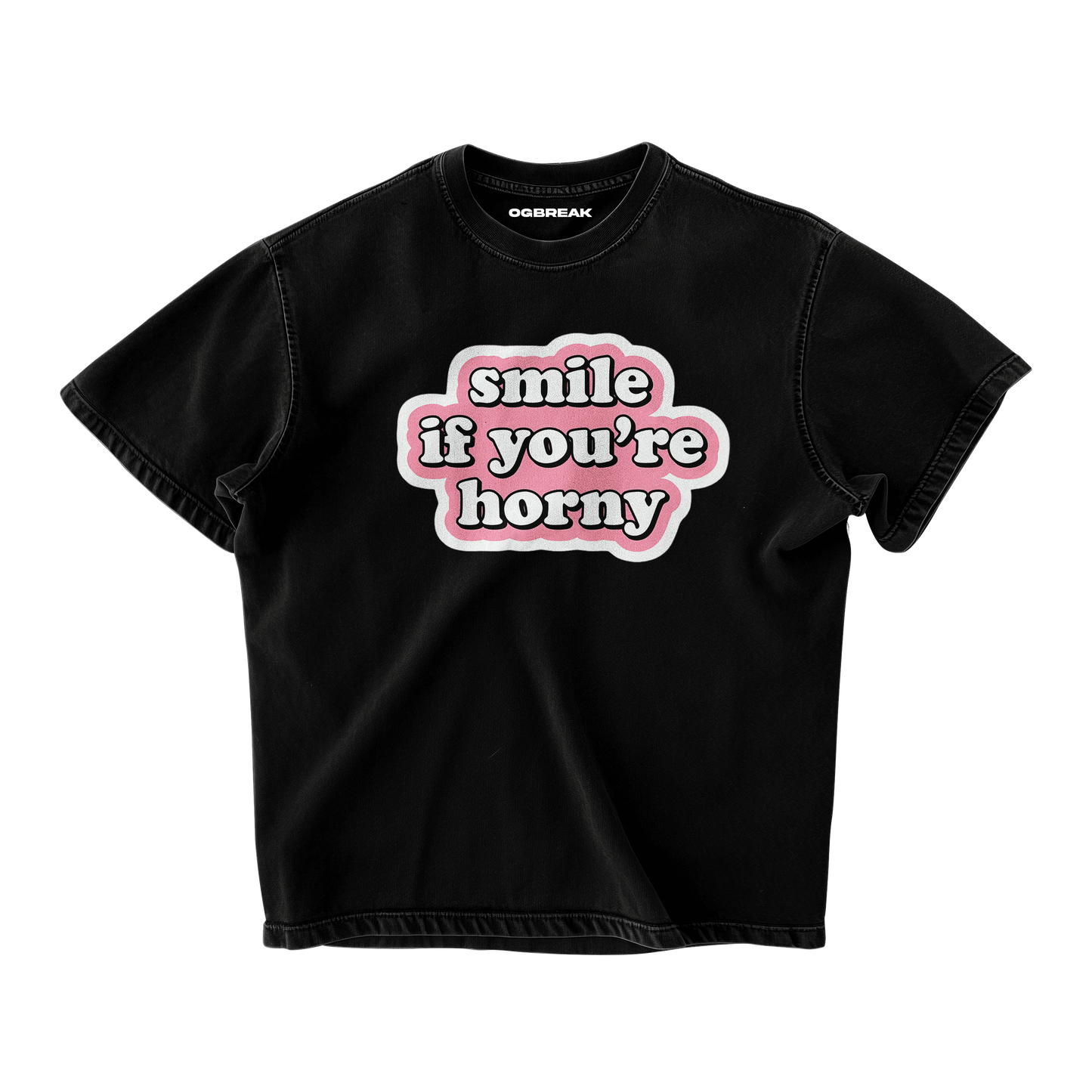 SMILE IF YOU... OVERSIZED T-SHIRT