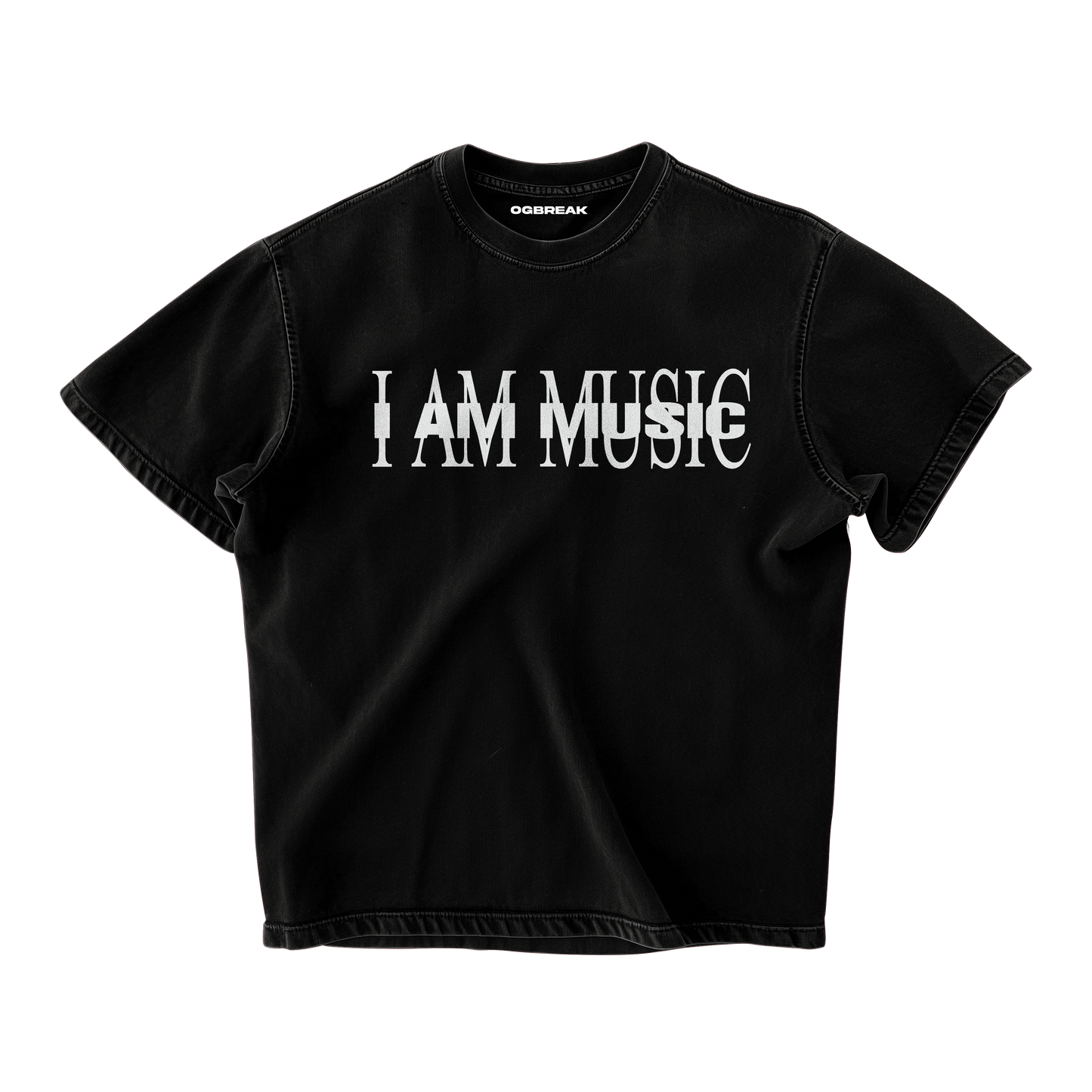 I AM MUSIC OVERSIZED TSHIRT