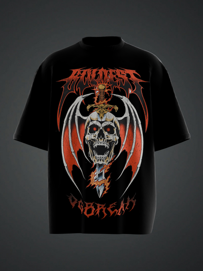 SKULL SWORD OVERSIZED TSHIRT