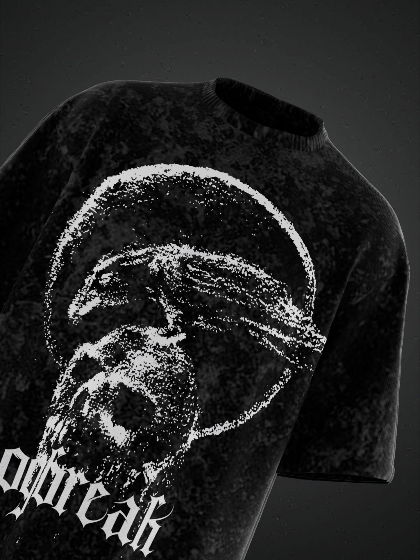 SERPENTGRAVE ACID WASH OVERSIZED T-SHIRT
