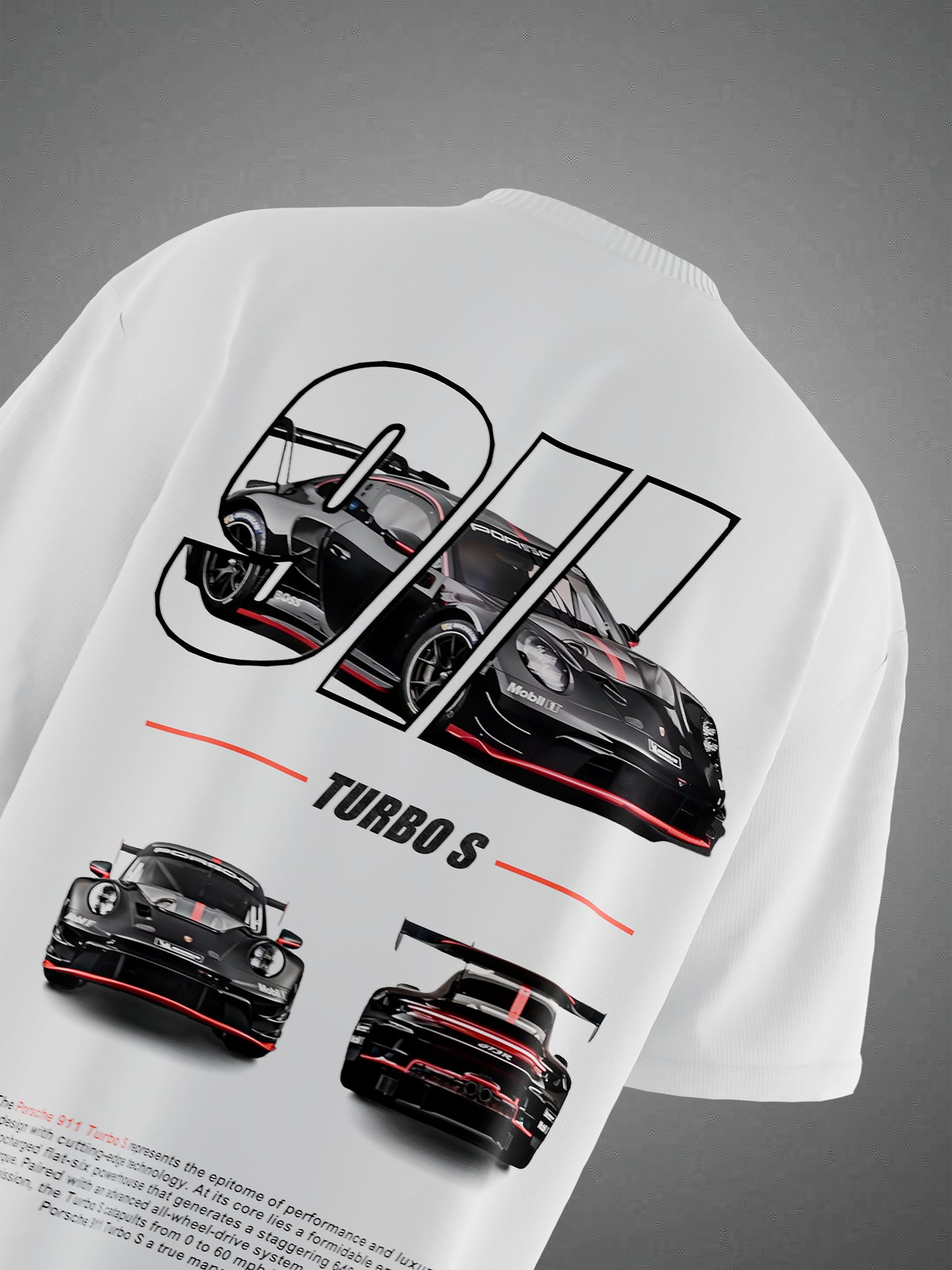 PORSCHE 911 OVERSIZED TSHIRT