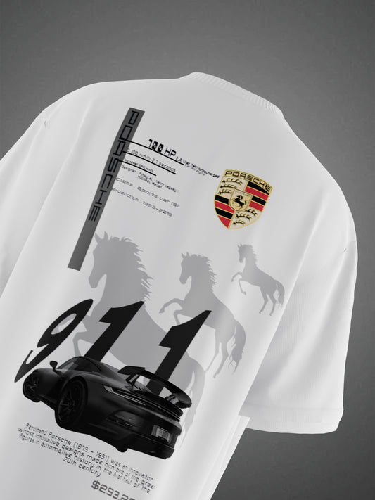 PORSCHE 911 OVERSIZED TSHIRT