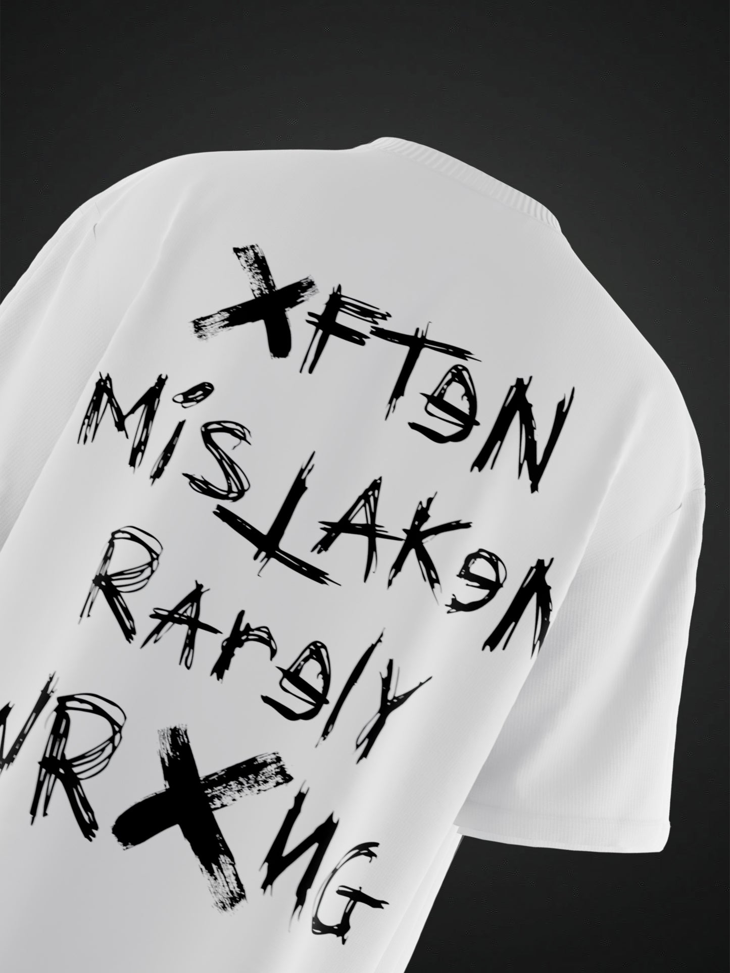 NOT A MISTAKE OVERSIZED TSHIRT