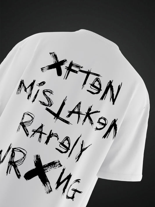 NOT A MISTAKE OVERSIZED TSHIRT