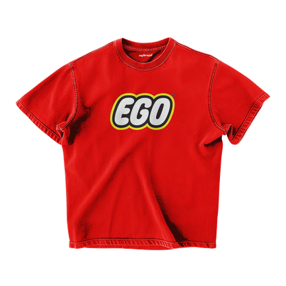 RED EGO OVERSIZED T-SHIRT