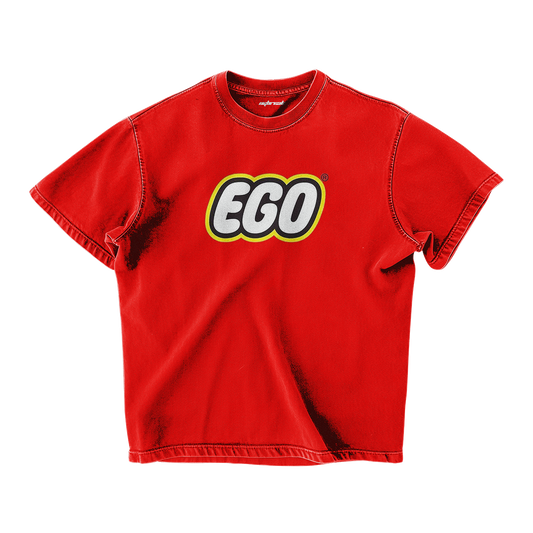 RED EGO OVERSIZED T-SHIRT
