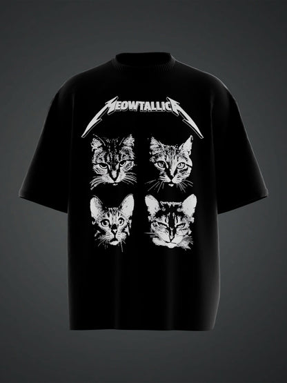 MEOWTALLICA OVERSIZED TSHIRT