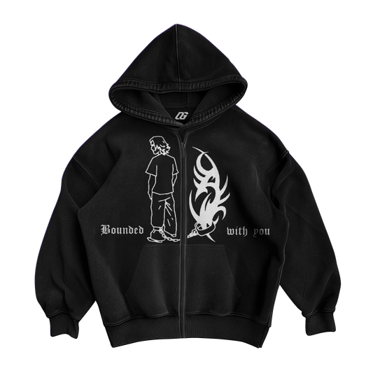 BOUNDED ZIPPER HOODIE