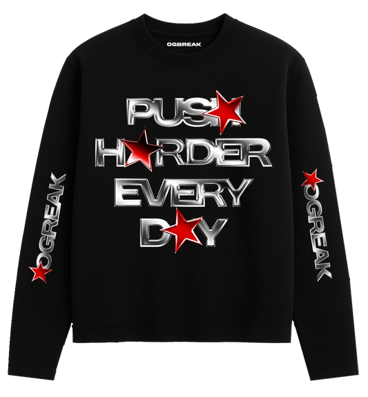 PUSH HARDER FULL SLEEVES T-SHIRT