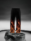 FLAMES STRAIGHT FIT SWEATPANTS