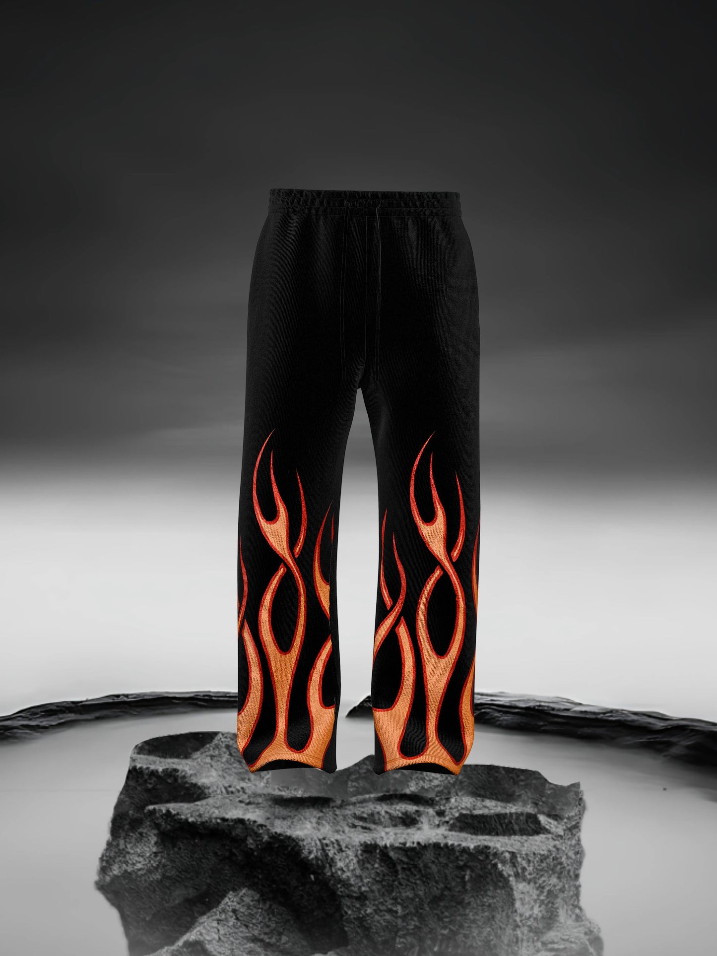 FLAMES STRAIGHT FIT SWEATPANTS