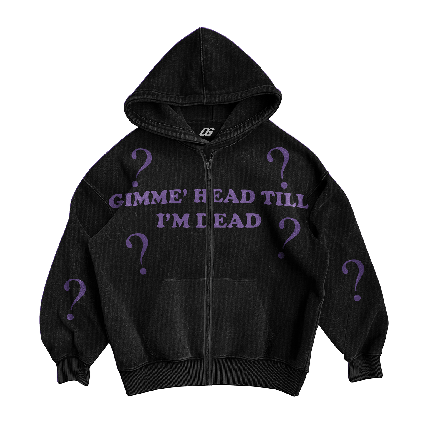GIMME HEAD'? ZIPPER HOODIE