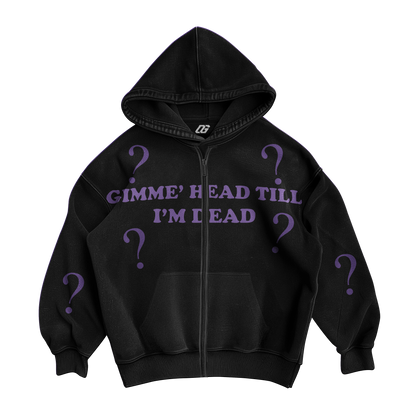 GIMME HEAD'? ZIPPER HOODIE