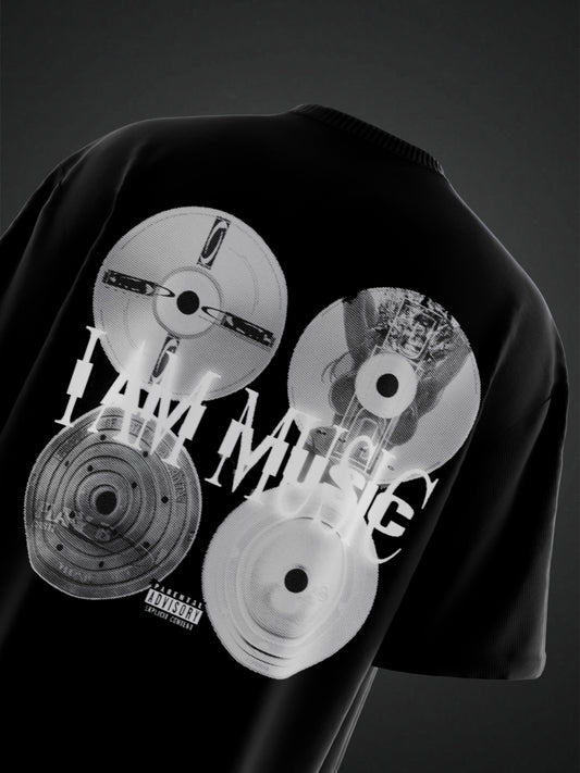 I AM MUSIC OVERSIZED TSHIRT