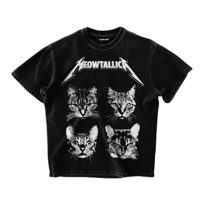 MEOWTALLICA OVERSIZED TSHIRT