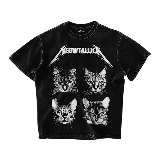 MEOWTALLICA OVERSIZED TSHIRT