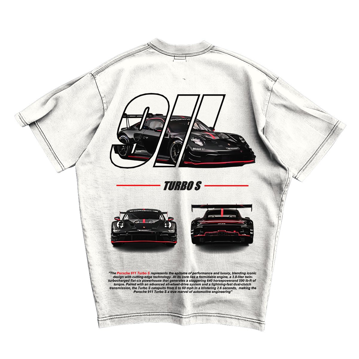 PORSCHE 911 OVERSIZED TSHIRT