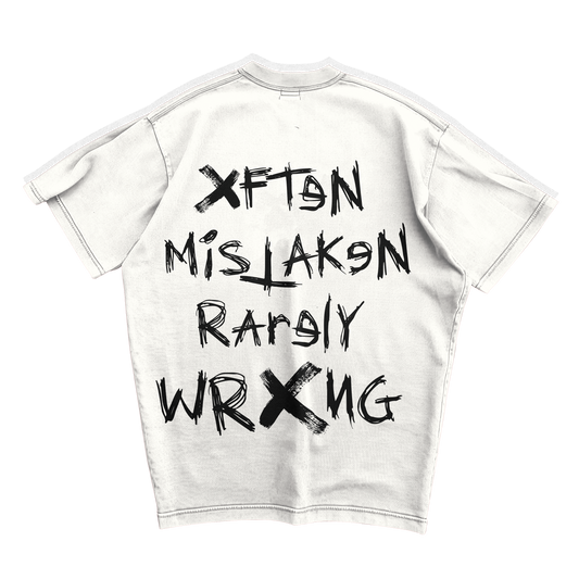 NOT A MISTAKE OVERSIZED TSHIRT