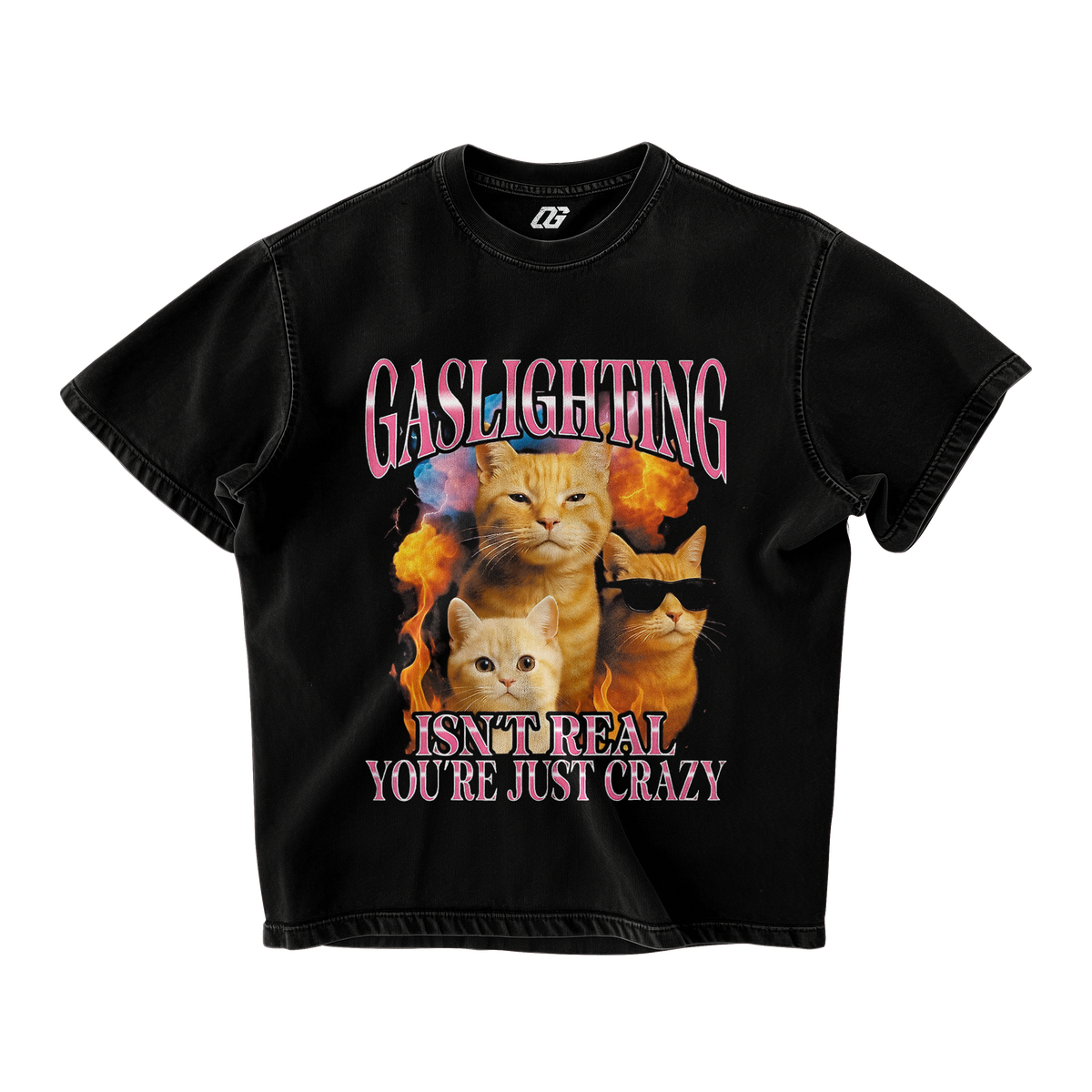 GASLIGHTING OVERSIZED T-SHIRT