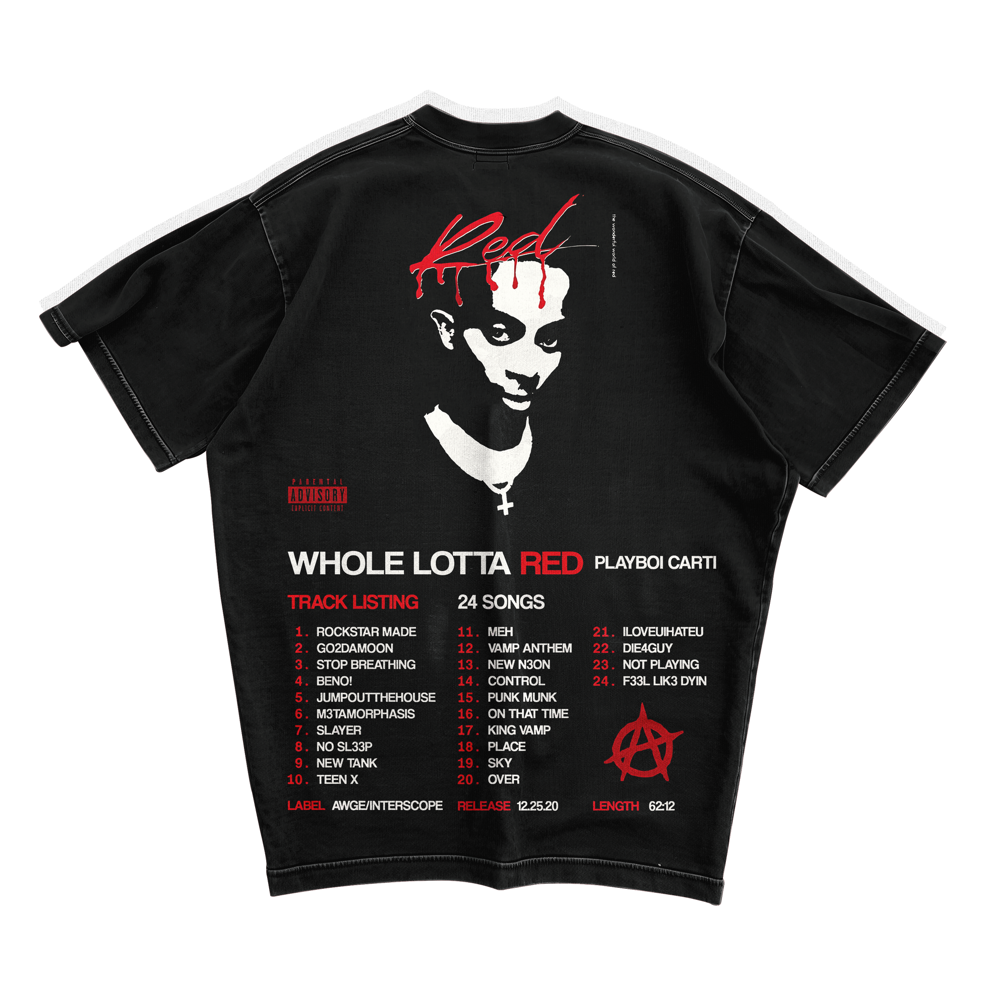 Playboi Carti Tee ブラック Lサイズ Playboi Carti t-shirt | Y2K Streetwear | y2k streetwear