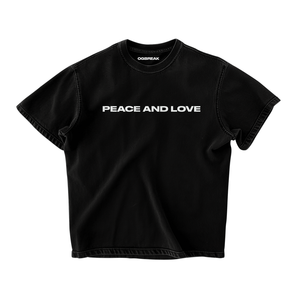 PEACE AND LOVE OVERSIZED TSHIRT