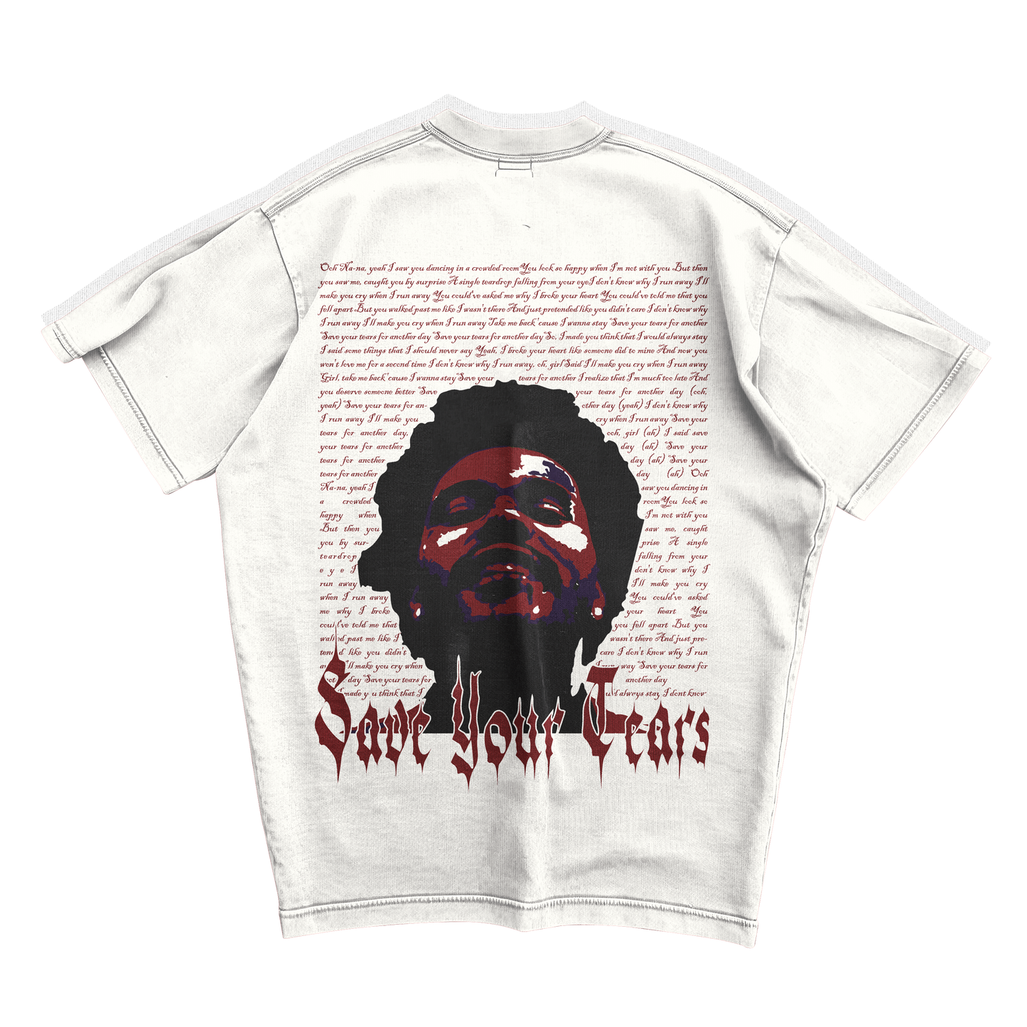 SAVE YOUR TEARS OVERSIZED TSHIRT