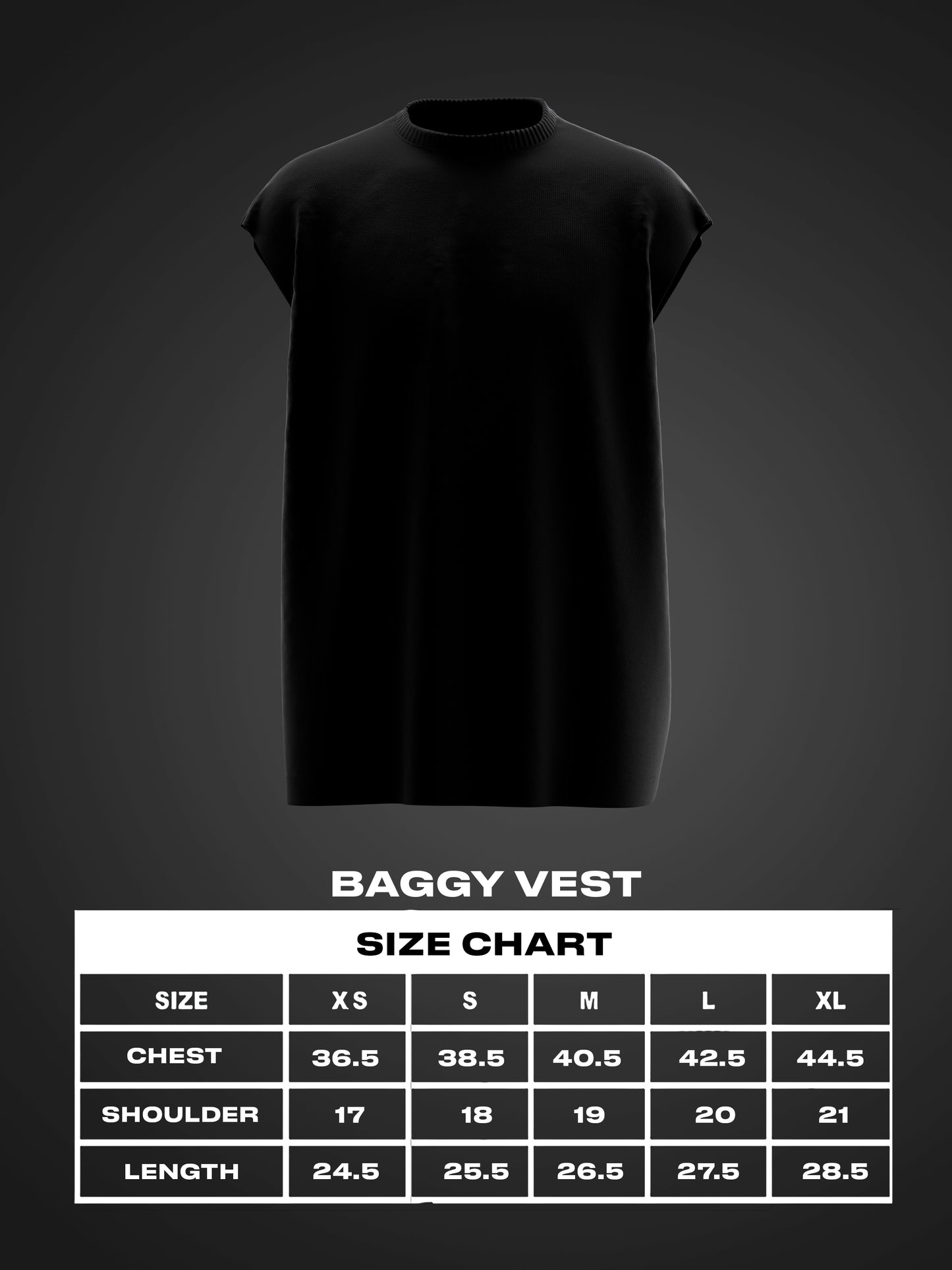 RUUINS BAGGY VEST