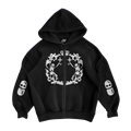 SKULL CANDY ZIPPER HOODIE