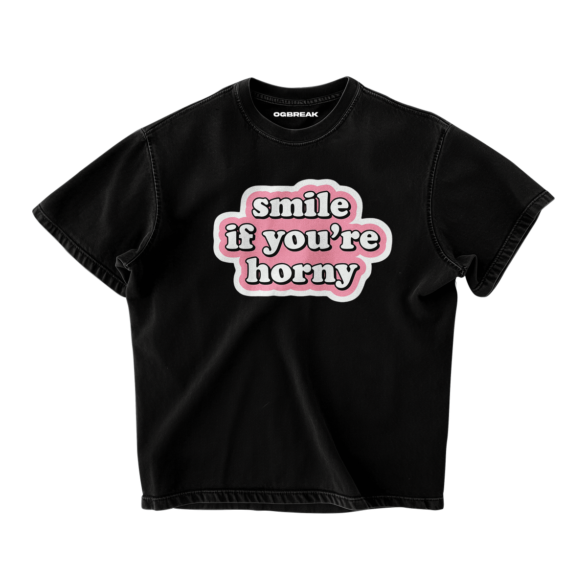 SMILE IF YOU... OVERSIZED T-SHIRT