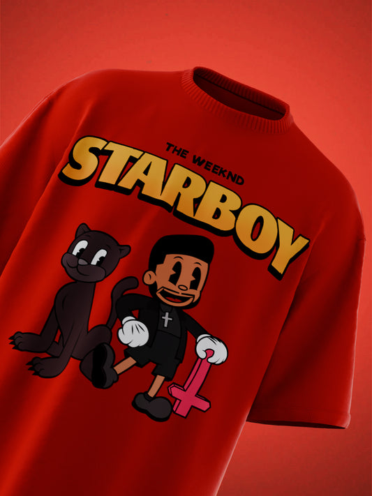 STARBOY WEEKND' OVERSIZED TSHIRT