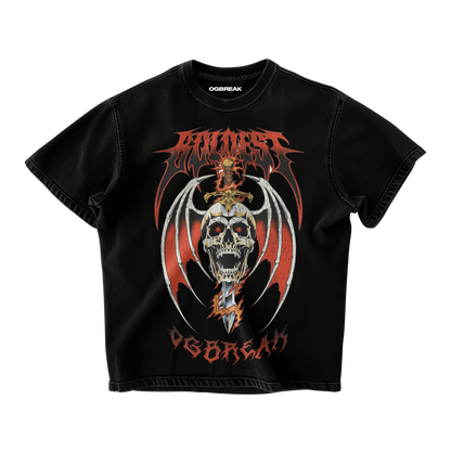 SKULL SWORD OVERSIZED TSHIRT