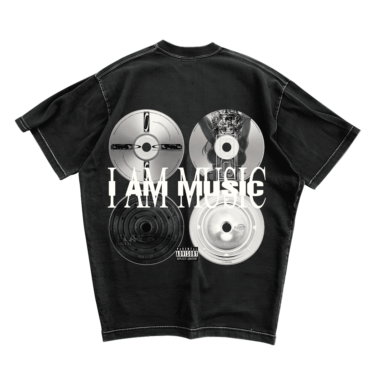 I AM MUSIC OVERSIZED TSHIRT