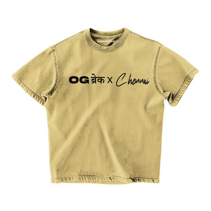 OG ब्रेक X Chennai OVERSIZED T-SHIRT