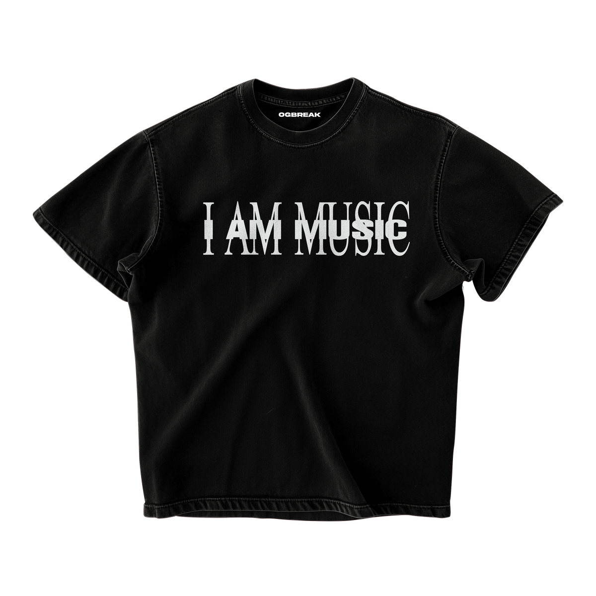 I AM MUSIC OVERSIZED TSHIRT