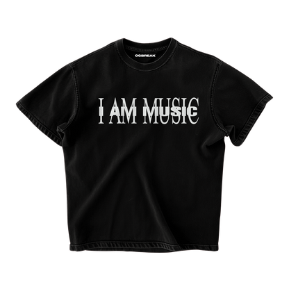 I AM MUSIC OVERSIZED TSHIRT