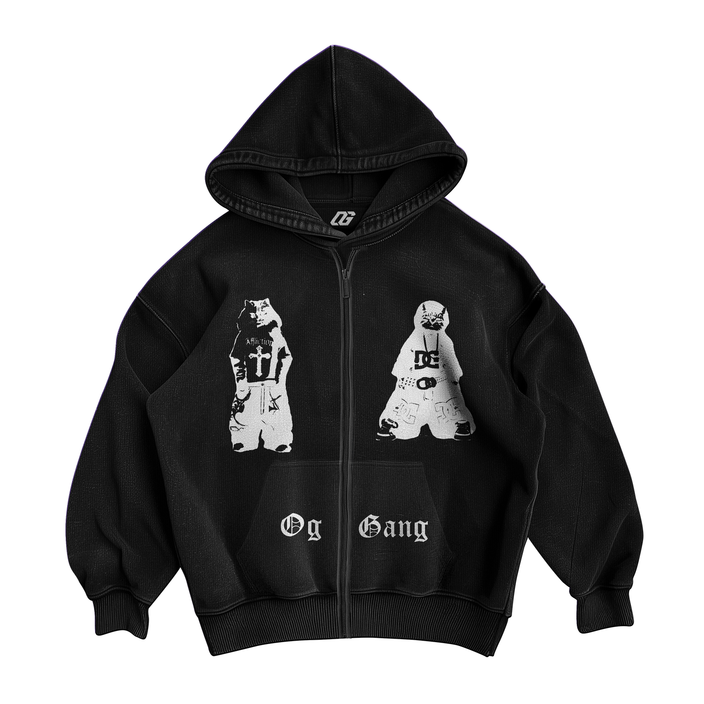 OG GANG ZIPPER HOODIE