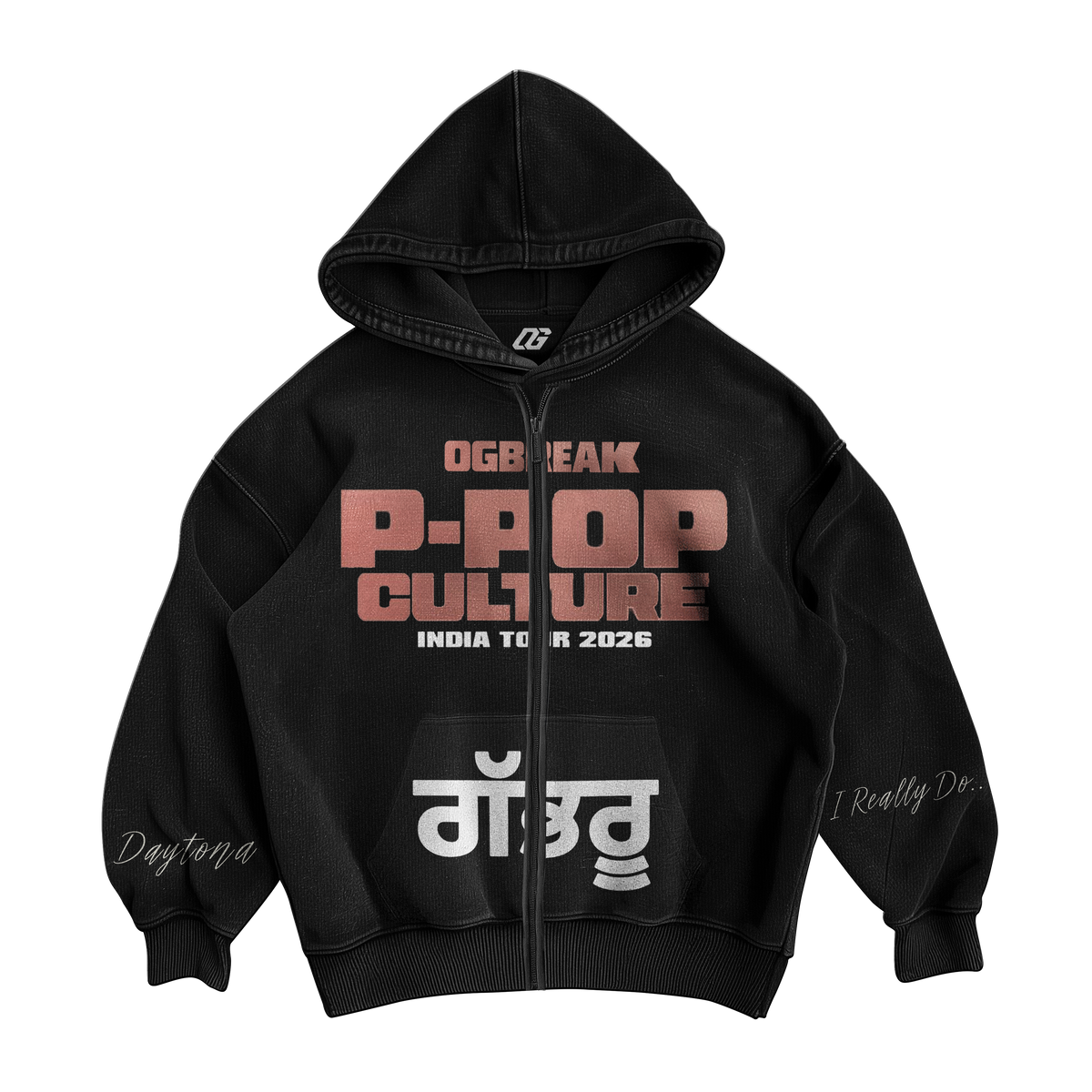 KARAN AUJLA TOUR'26 ZIPPER HOODIE