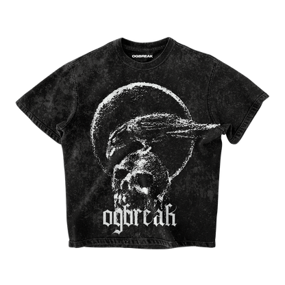 SERPENTGRAVE ACID WASH OVERSIZED T-SHIRT