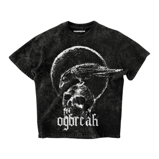 SERPENTGRAVE ACID WASH OVERSIZED T-SHIRT